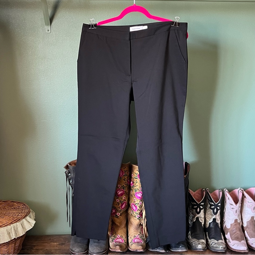 NWOT Calvin Klein Women’s Black Dress Pants Slacks 12